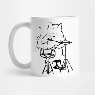 Cat at Tat Tat (Black) Mug